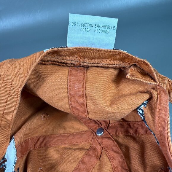 American Needle Gozzer Ranch Idaho Golf & Lake Club Hat Orange Adjustable Strap - Picture 12 of 13